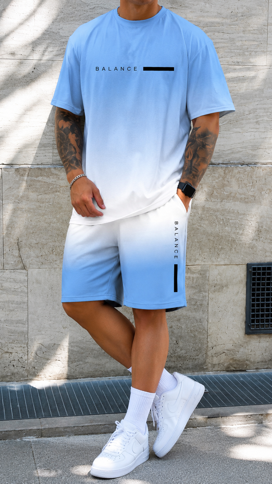 LEN | Conjunto de verano con efecto degradado