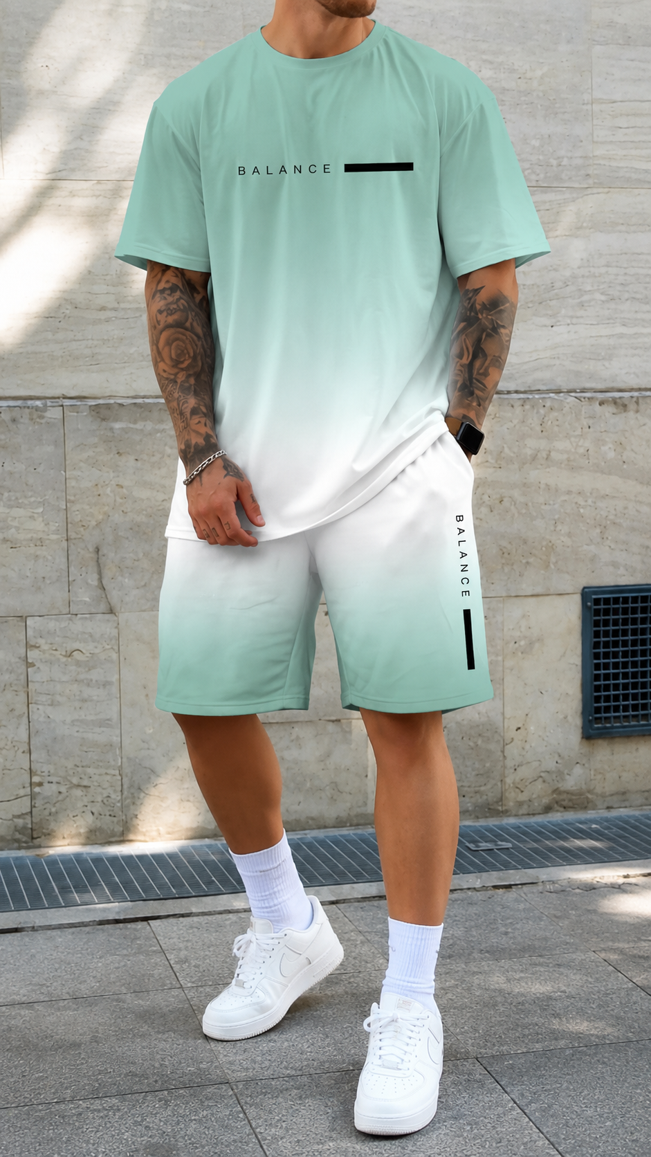 LEN | Conjunto de verano con efecto degradado