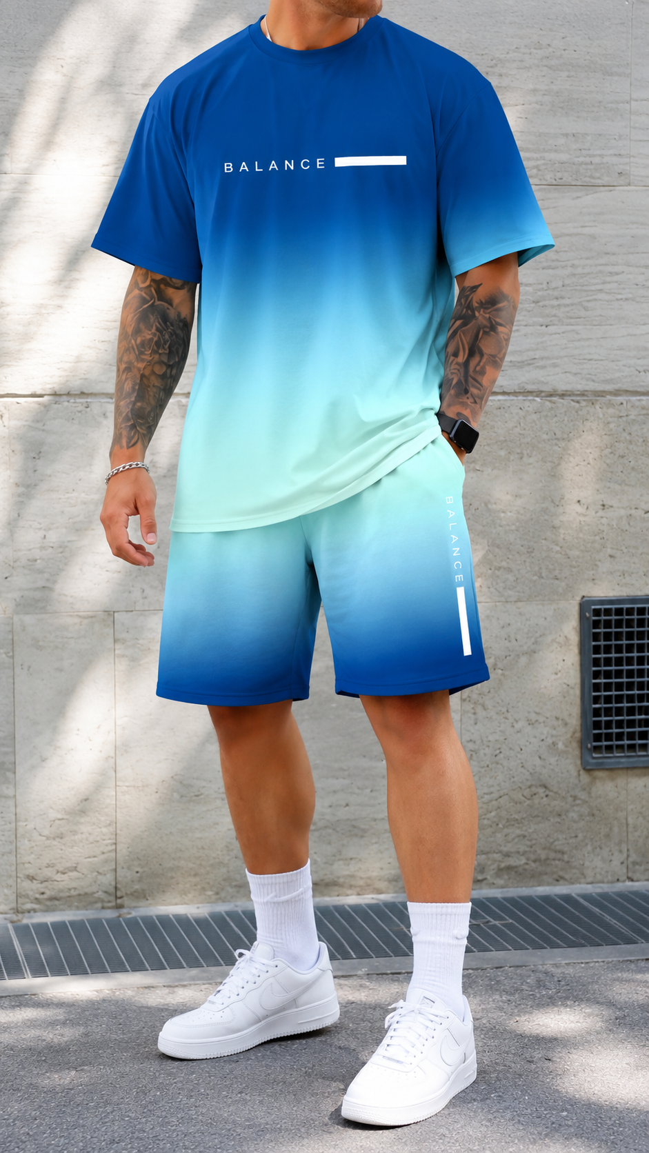 LEN | Conjunto de verano con efecto degradado