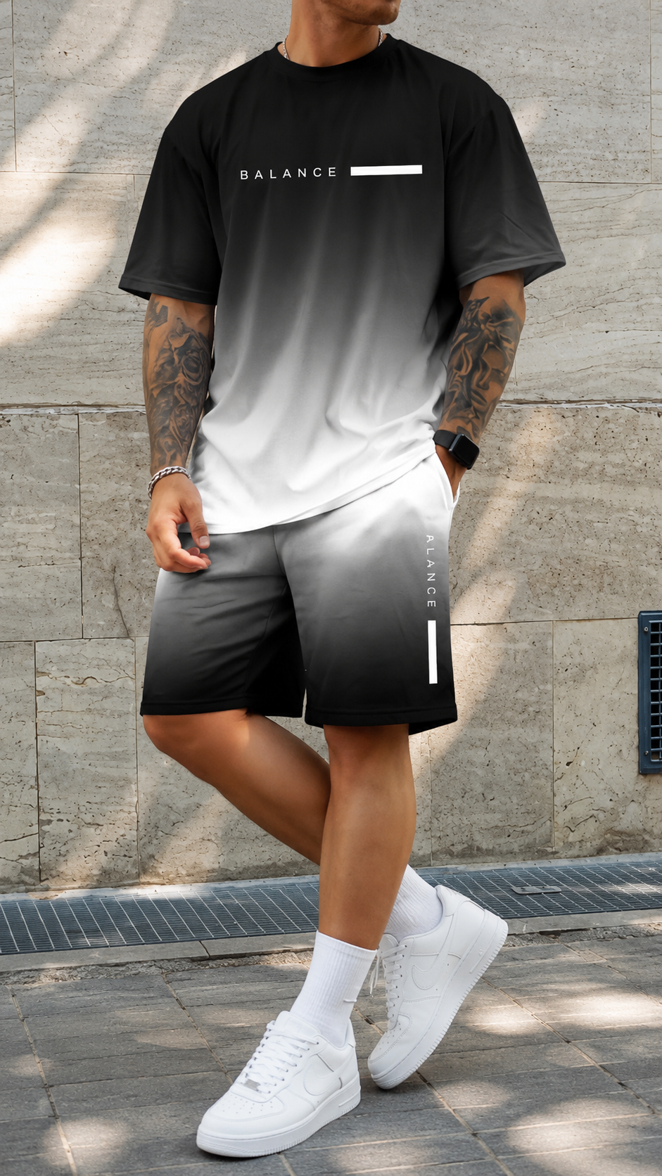 LEN | Conjunto de verano con efecto degradado