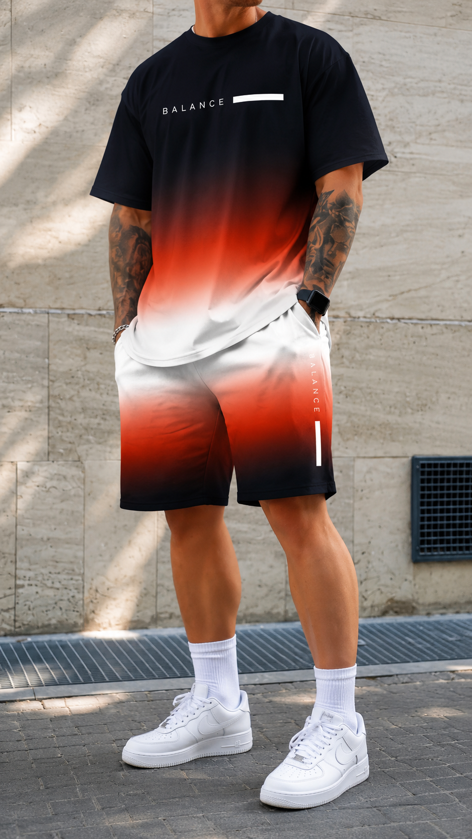 LEN | Conjunto de verano con efecto degradado