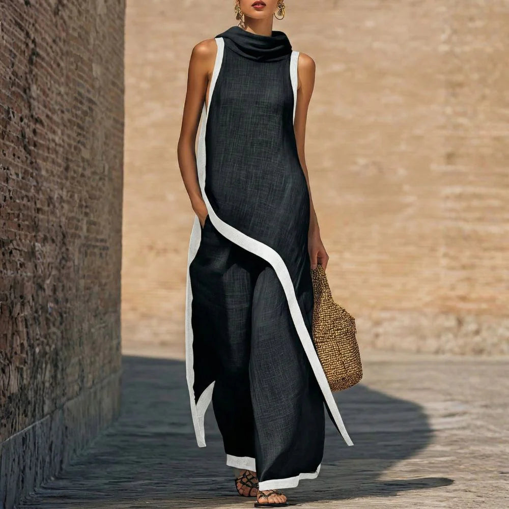 Melanie | Conjunto Elegante de lino