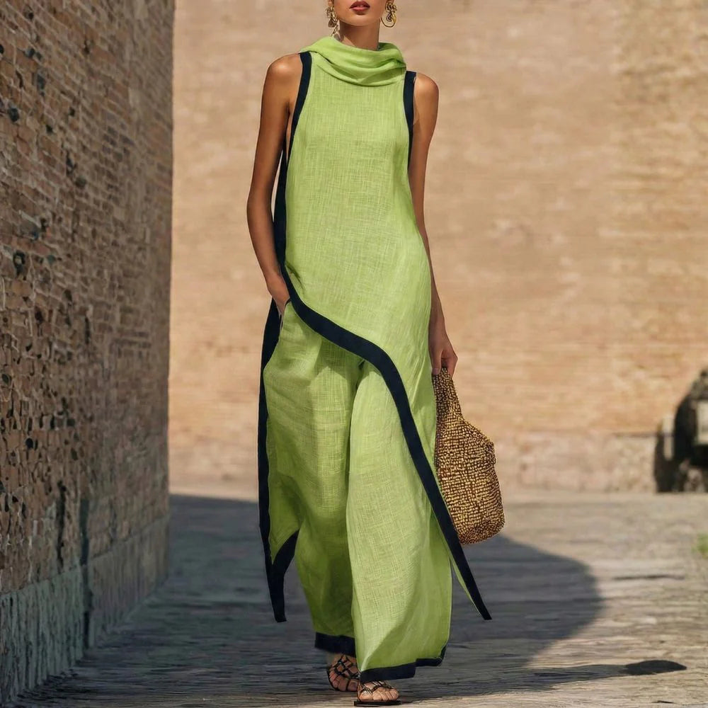 Melanie | Conjunto Elegante de lino